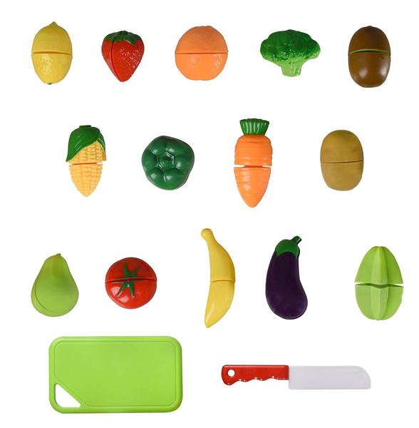 Imagem de Conjunto de brinquedos educativos Pretend Play Kitchen Food Playkidz