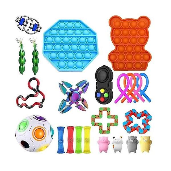 Conjunto de brinquedos Fidget Wokex 21/30 unidades de descompressão sensorial Imagem de Conjunto de brinquedos Fidget Wokex 21/30 unidades de descompressão sensorial
