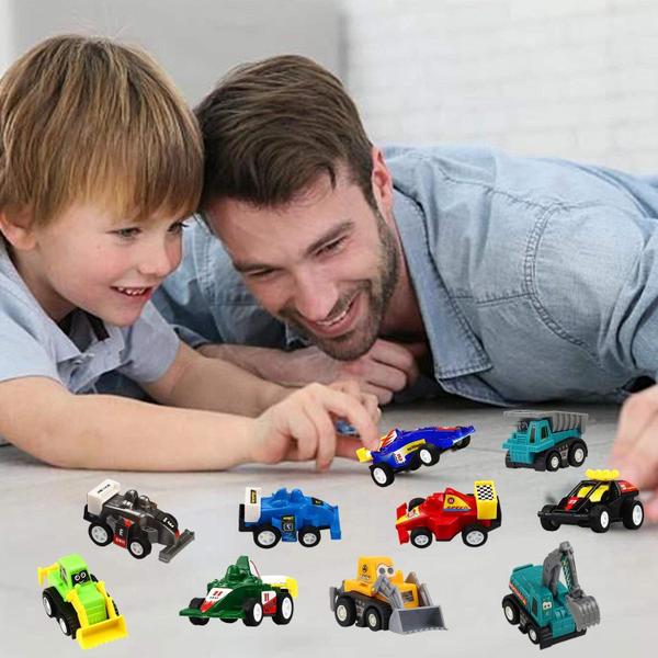 Imagem de Conjunto de brinquedos Funcorn Toys Pull Back Car Mini Truck 20 unidades para crianças