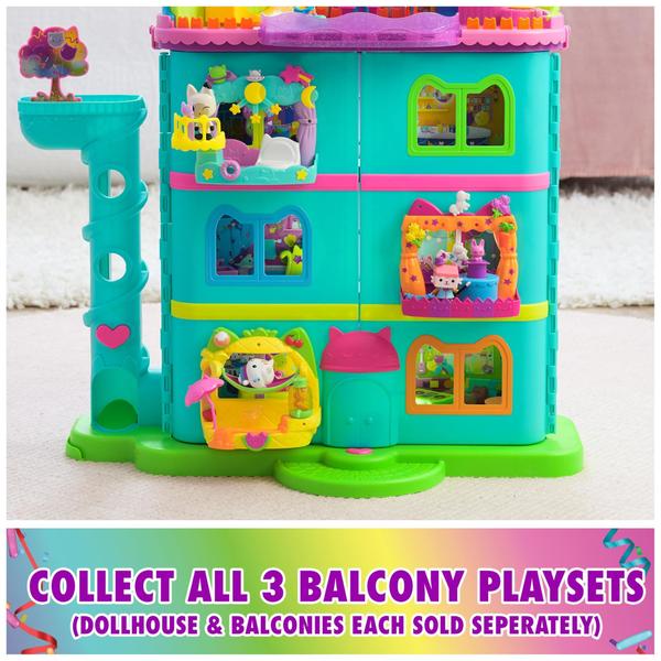 Imagem de Conjunto de brinquedos Gabby's Dollhouse Pandy Paws Dreamy Balcony de 8 peças