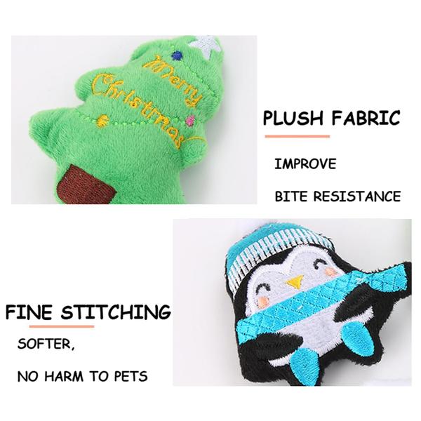 Imagem de Conjunto de brinquedos interativos Cat Plush Catnip LUCKITTY Christmas