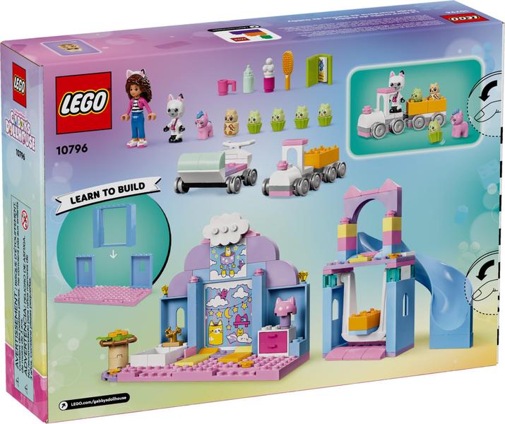 Imagem de Conjunto de brinquedos LEGO Gabby's Dollhouse Gabby's Kitty Care Ear Animal