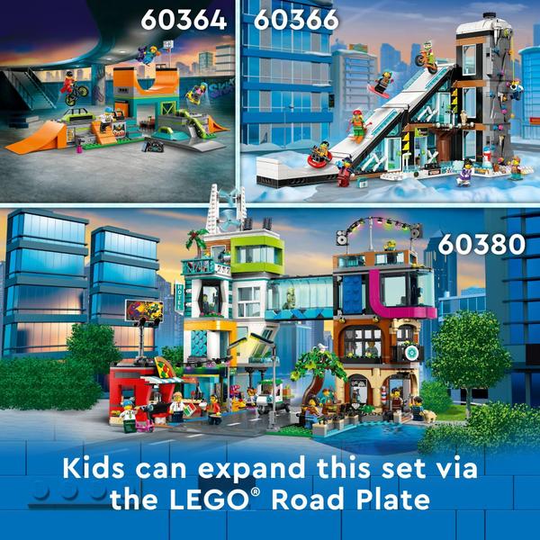 Imagem de Conjunto de brinquedos LEGO My City Apartment Building 60365 com 6 minifiguras