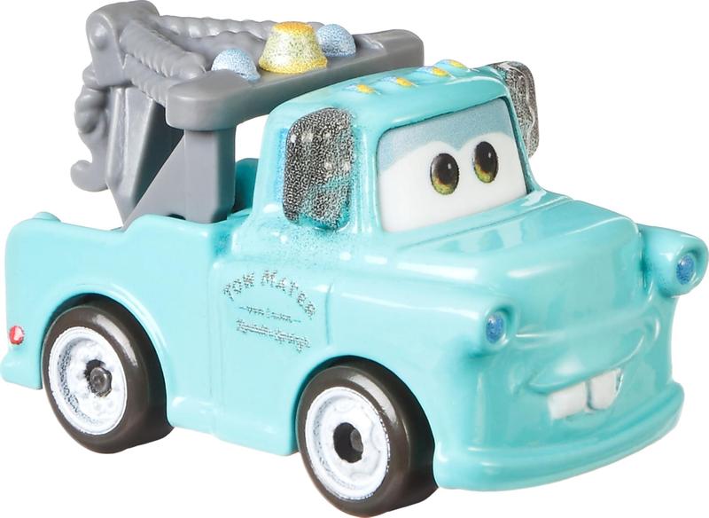 Imagem de Conjunto de brinquedos Mattel Disney Pixar Cars Mini Racers, pacote com 10 veículos