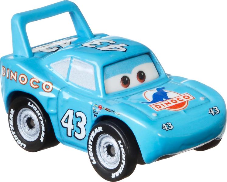 Imagem de Conjunto de brinquedos Mattel Disney Pixar Cars Mini Racers, pacote com 10 veículos