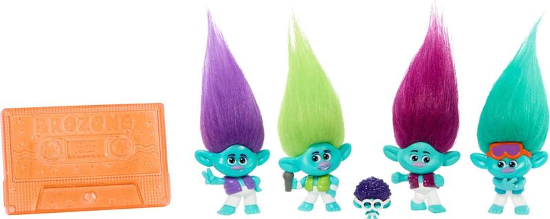 Imagem de Conjunto de brinquedos Mattel DreamWorks Trolls Band Together BroZone em turnê