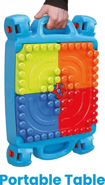 Imagem de Conjunto de brinquedos Mega Bloks First Builders Toddler com 30 peças azuis