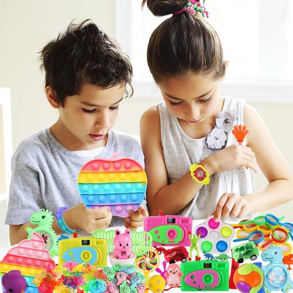 Imagem de Conjunto de brinquedos Party Favors Fidget para crianças de 8 a 12 anos com 600 unidades +600