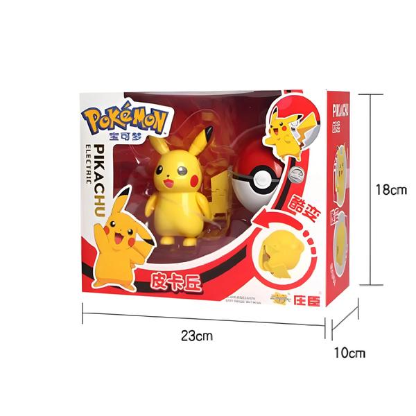 Imagem de Conjunto de Brinquedos Pokémon - Figuras Pikachu, Eevee, Gengar, Charizard e Pokebolas