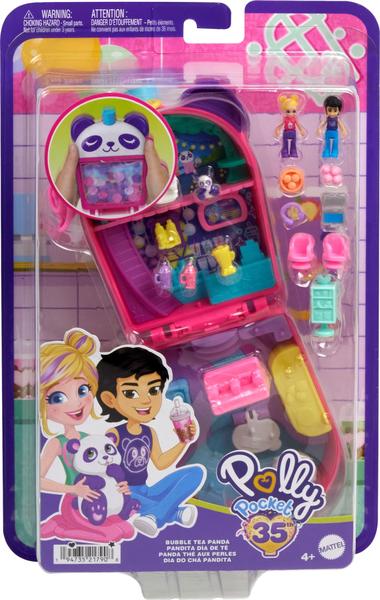 Imagem de Conjunto de brinquedos Polly Pocket Bubble Tea Panda com 2 microbonecas