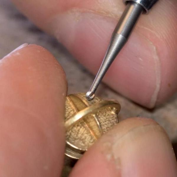 Imagem de Conjunto de Brocas Esféricas de Tungstênio (0,5-2,3mm) - Haste 2,35mm para Escultura