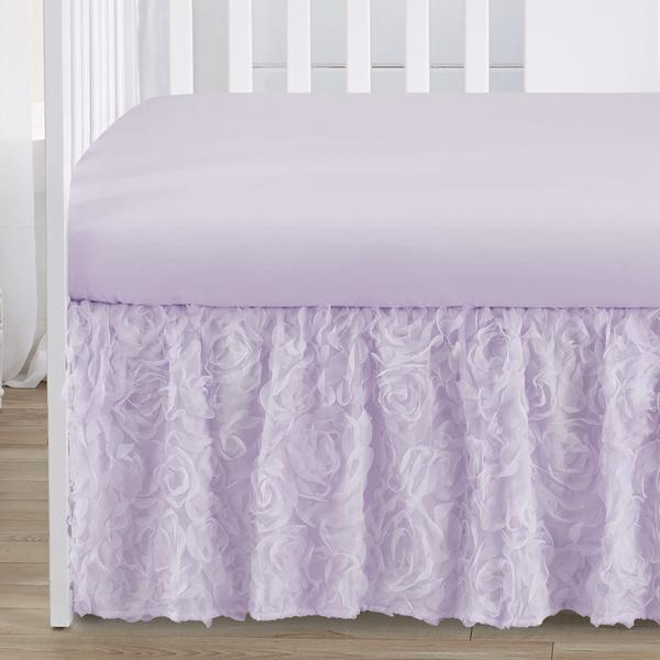 Imagem de Conjunto de cama de berço Sweet Jojo Designs Purple Floral Rose