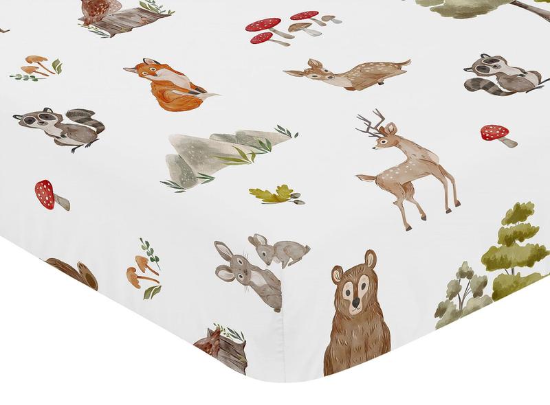 Imagem de Conjunto de cama de berço Sweet Jojo Designs Woodland Forest Animals