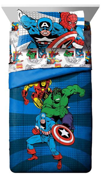 Imagem de Conjunto de cama Jay Franco Avengers Comics Good Guys em tamanho real