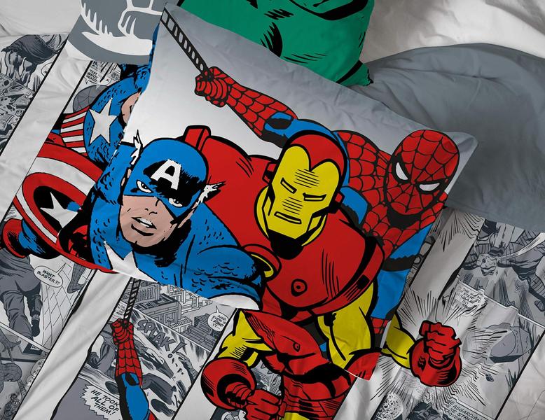 Imagem de Conjunto de cama Jay Franco Marvel Avengers Comic Cool em tamanho real