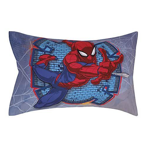 Imagem de Conjunto de cama Spiderman: teias de aranha, 4 peças para criança