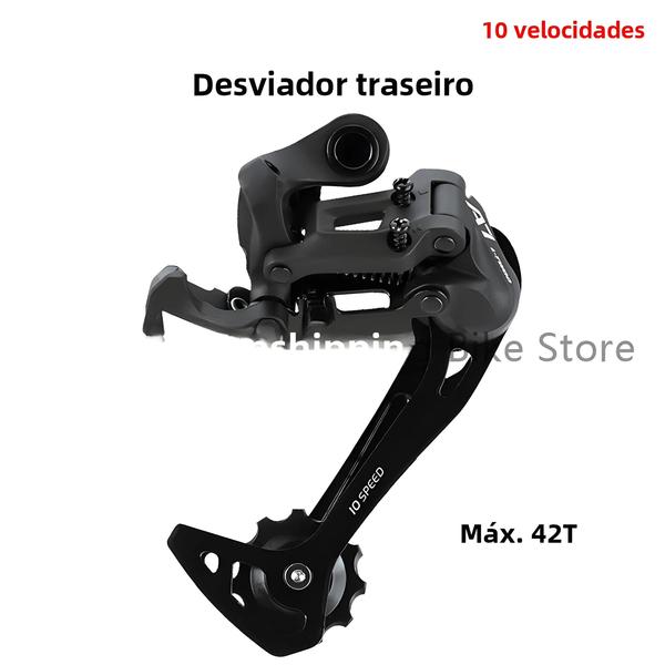 Imagem de Conjunto de Câmbio de 10 Velocidades Ltwoo A7 para Bicicleta MTB