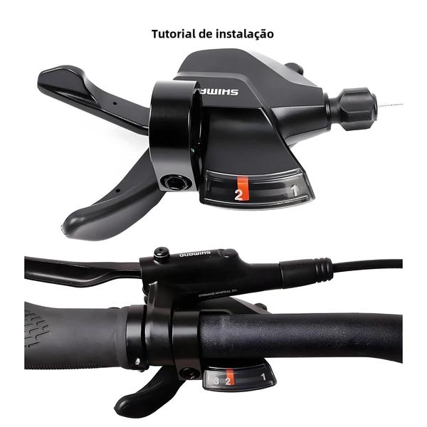 Imagem de Conjunto de Câmbio MTB Shimano Altus SL-M315/SL-M310 - 2x7/2x8/3x7/3x8 velocidades