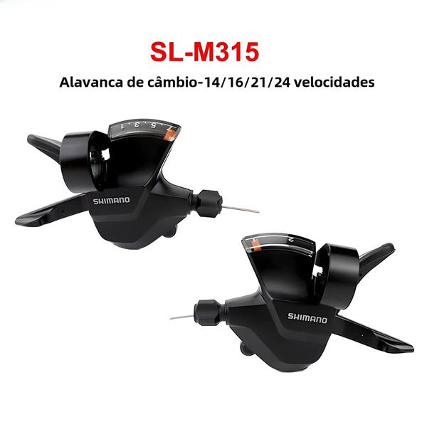 Imagem de Conjunto de Câmbio MTB Shimano Altus SL-M315/SL-M310 - 2x7/2x8/3x7/3x8 velocidades