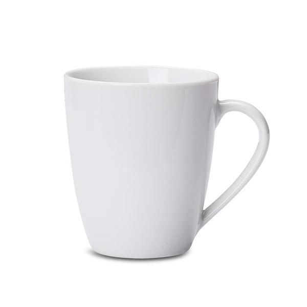 Imagem de Conjunto de canecas de café Amazon Basics Porcelain 350 ml 12 unidades brancas