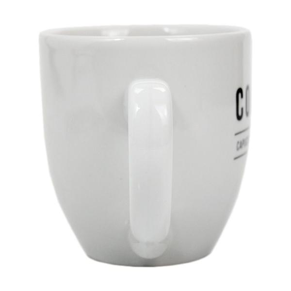 Imagem de Conjunto De Canecas Para Café Suco Com 300ml Porcelana Branca 2 Peças