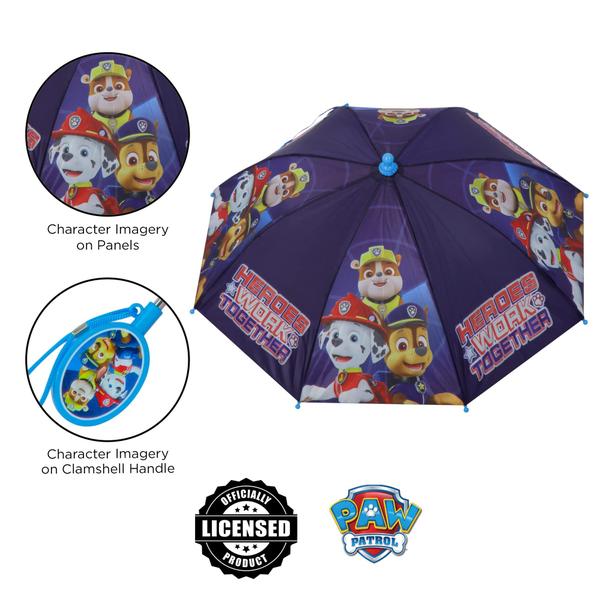 Imagem de Conjunto de capa de chuva Nickelodeon Paw Patrol Boys Toddler 2-3 ou 4-7