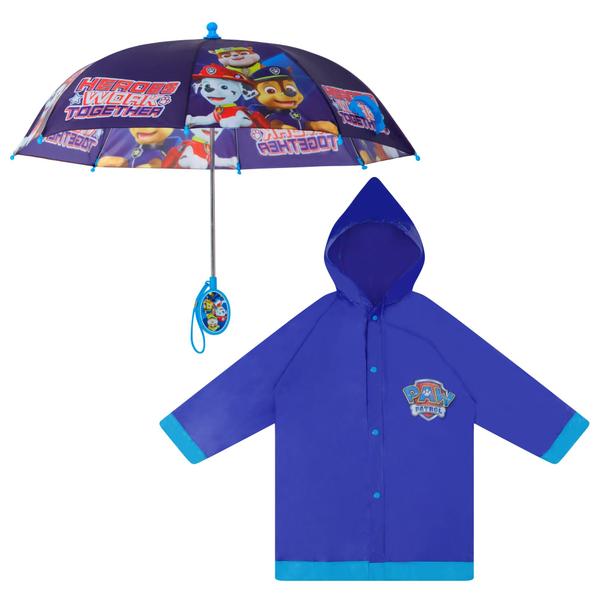 Imagem de Conjunto de capa de chuva Nickelodeon Paw Patrol Boys Toddler 2-3 ou 4-7