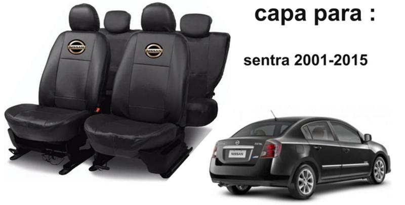 Conjunto de Capa de Couro Sentra 01-15 + Tapetes de Alta Qualidade + Capa de Volante - Iron Tech Imagem de Conjunto de Capa de Couro Sentra 01-15 + Tapetes de Alta Qualidade + Capa de Volante