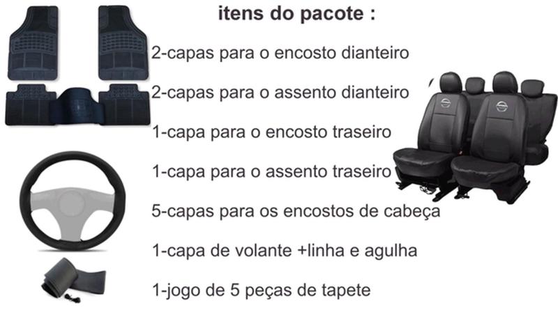 Conjunto de Capa de Couro Sentra 01-15 + Tapetes de Alta Qualidade + Capa de Volante - Iron Tech Imagem de Conjunto de Capa de Couro Sentra 01-15 + Tapetes de Alta Qualidade + Capa de Volante