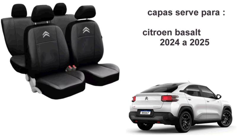 Imagem de Conjunto de Capa do Citroen Basalt 2024 a 2025 + Chaveiro e Capa de Volante Estilosa e Durável