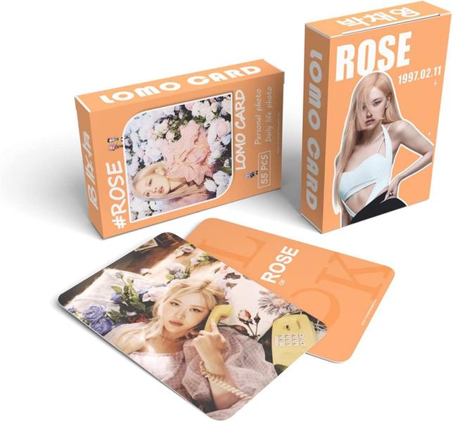 Imagem de Conjunto de cartões fotográficos Roses, pôster de álbum fotográfico para Blink Girls