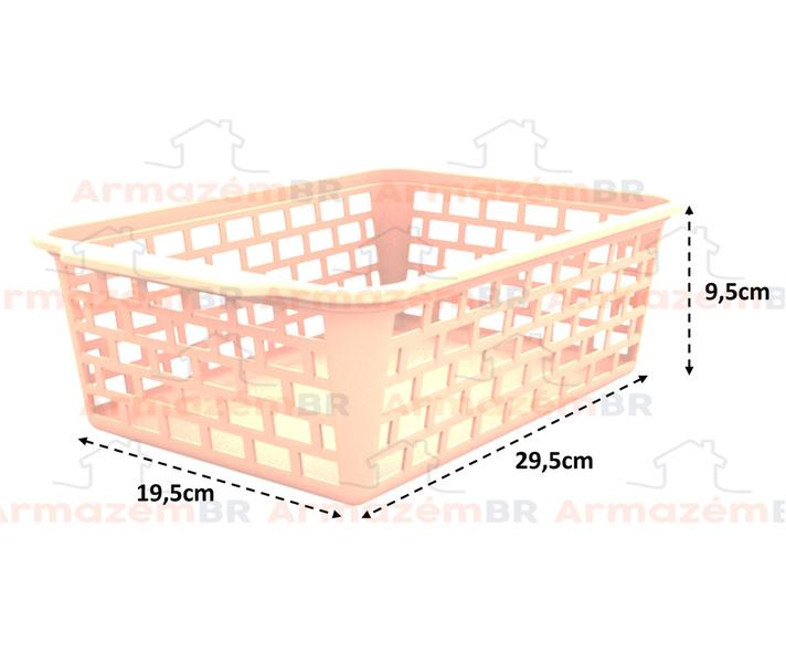 Imagem de Conjunto De Cestos Organizador Multiuso Gaveta Armário Pague 3 Leve 4 - 855.2 Utility