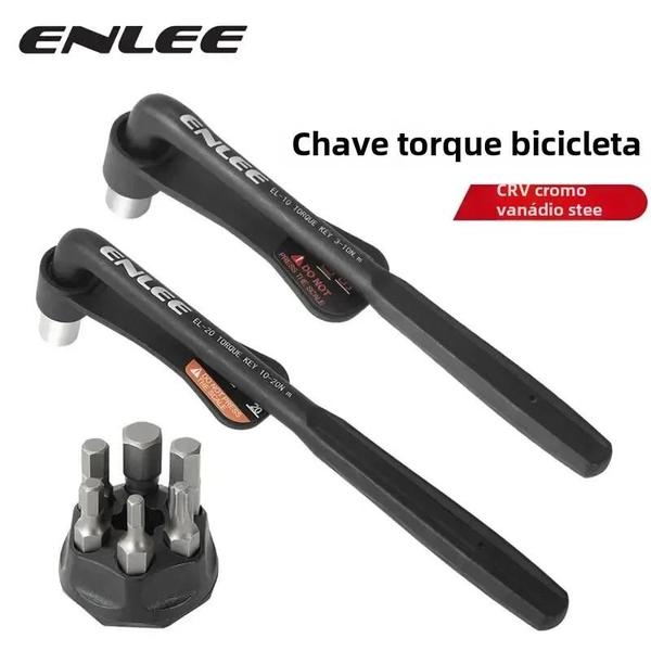 Imagem de Conjunto de Chaves de Torque Enlee para Bicicleta - Portátil, para MTB e Estrada