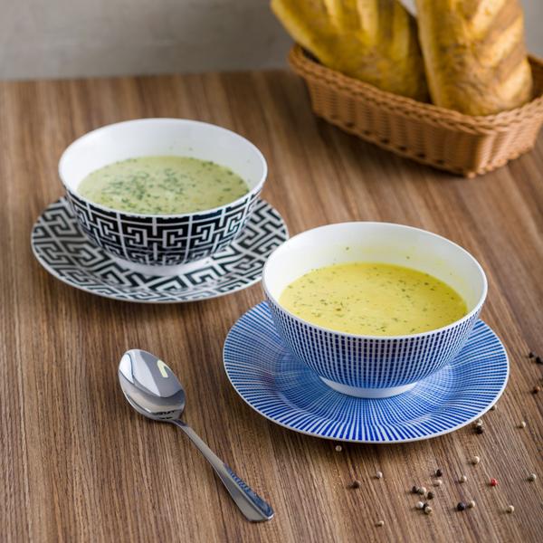 Imagem de Conjunto de colheres de mesa sopa ou sobremesa 18cm de inox com 6 peças lyor