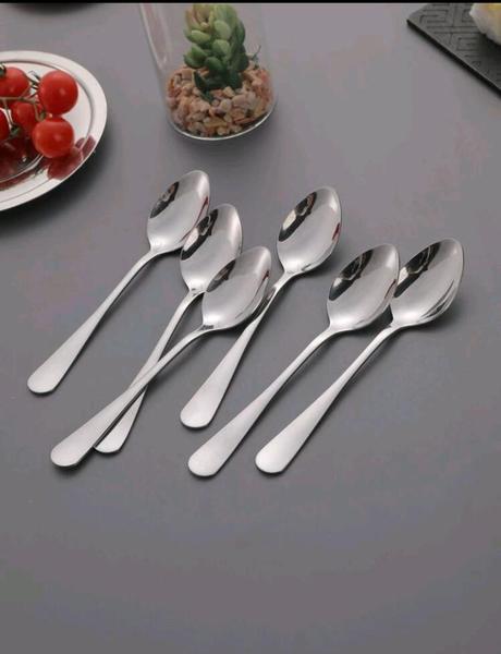 Imagem de Conjunto de colheres de sopa inox kit 6 peças casa e decoração