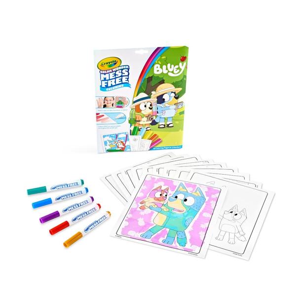 Imagem de Conjunto de colorir Color Wonder Crayola Bluey com 18 páginas