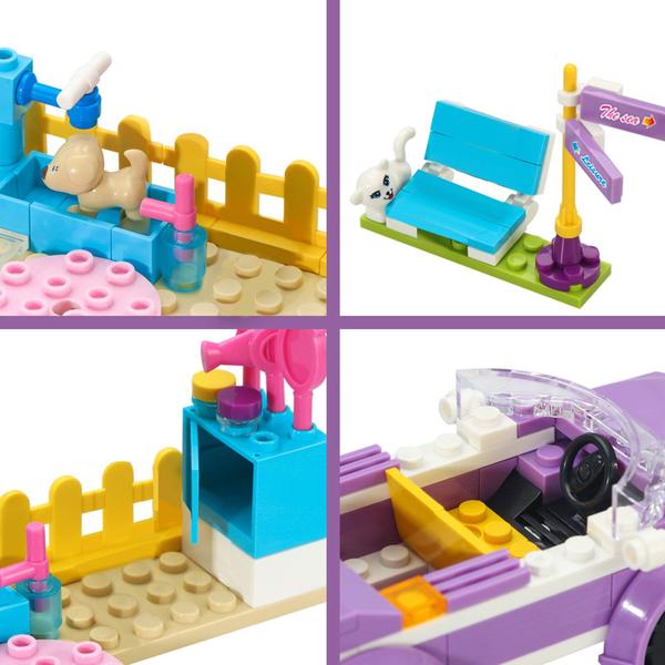 Imagem de Conjunto de construção BRICK STORY Girls Friends para carro conversível 182 unidades