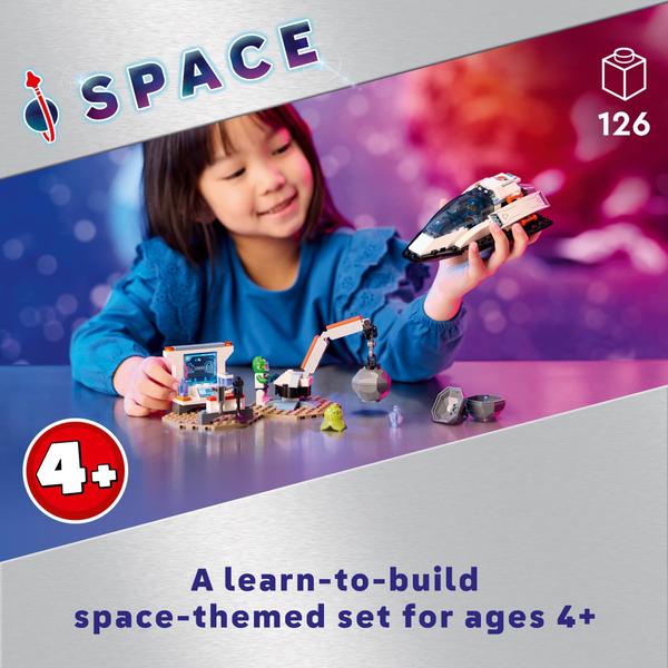 Imagem de Conjunto de construção de brinquedos LEGO City Spaceship and Asteroid 60429