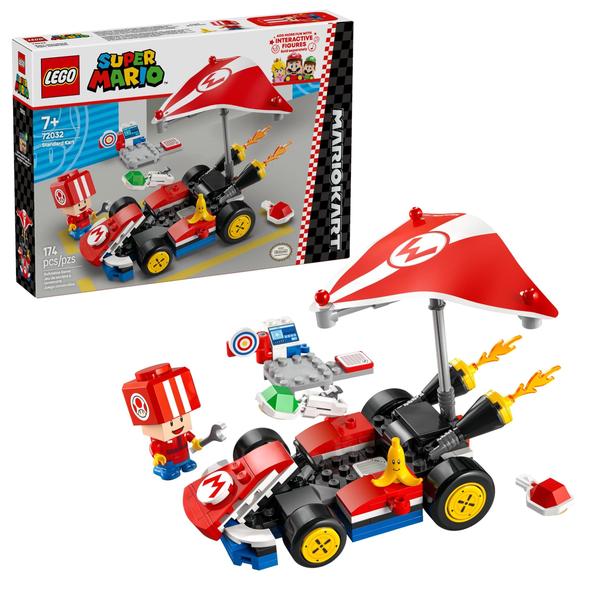 Imagem de Conjunto de construção de brinquedos LEGO Super Mario Mario Kart 72032 Kids 7+