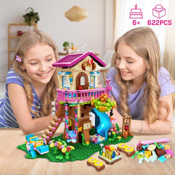 Imagem de Conjunto de Construção HOGOKIDS Casa na Árvore com LED - 622 Peças (6+)