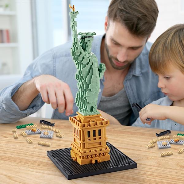 Imagem de Conjunto de construção KLMei Statue of Liberty Micro Blocks 2810 unidades