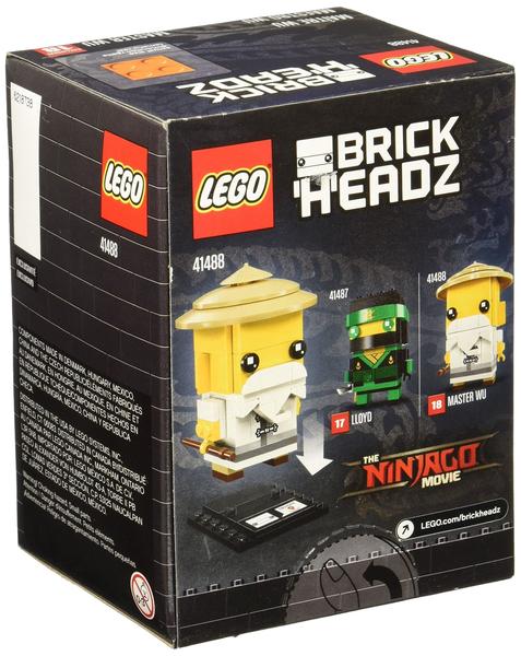 Imagem de Conjunto de construção LEGO BrickHeadz MASTER WU 41488 Ninjago Theme