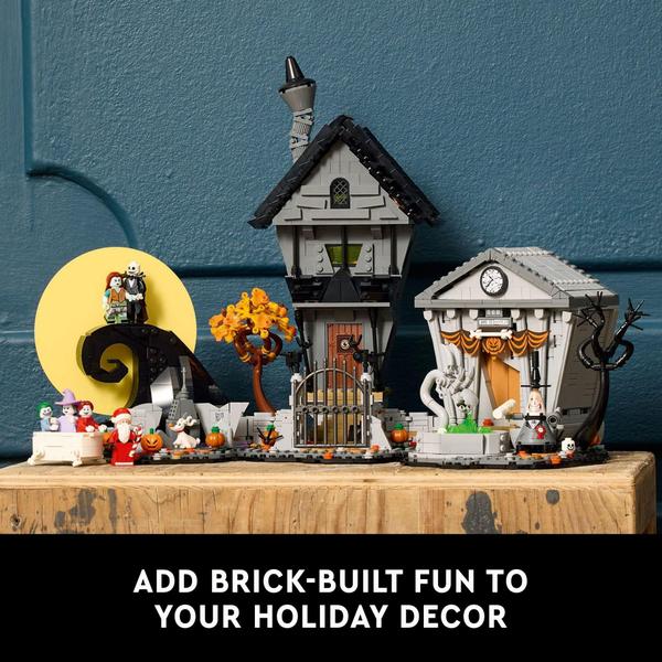 Imagem de Conjunto de construção LEGO Disney Tim Burton's The Nightmare Before Christmas Decor 21351