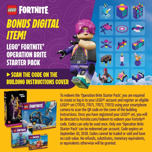 Imagem de Conjunto de construção LEGO Fortnite Supply Llama Kids 12+ Years