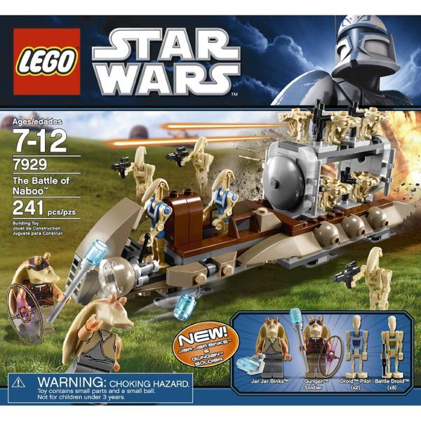 Conjunto de construção LEGO Star Wars The Battle of Naboo 7929 Imagem de Conjunto de construção LEGO Star Wars The Battle of Naboo 7929