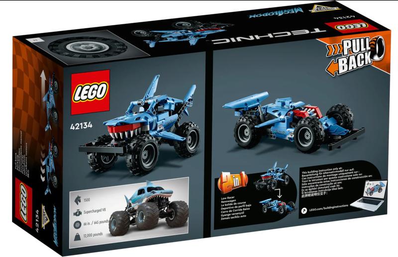 Imagem de Conjunto de construção LEGO Technic 42134 Monster Jam Megalodon 7+