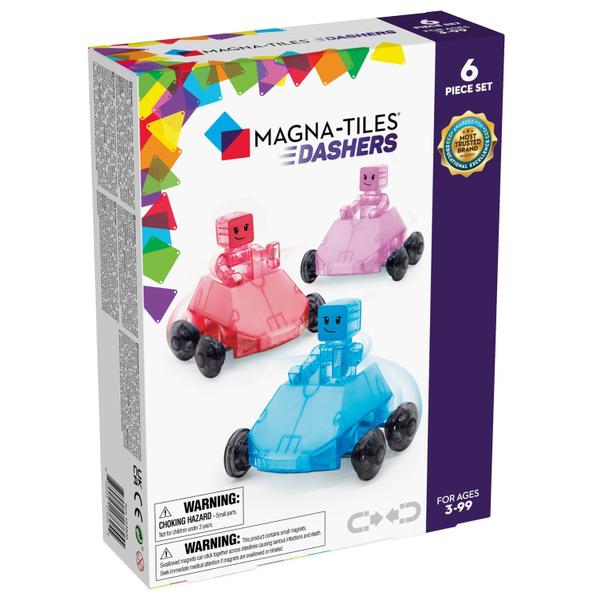 Imagem de Conjunto de construção MAGNA-TILES Dashers, magnético de 6 peças