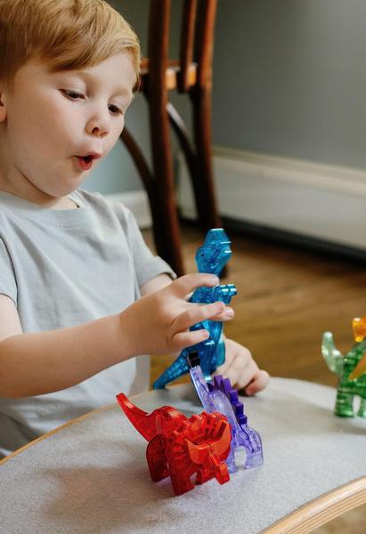 Imagem de Conjunto de construção magnética MAGNA-TILES Dinos de 5 peças