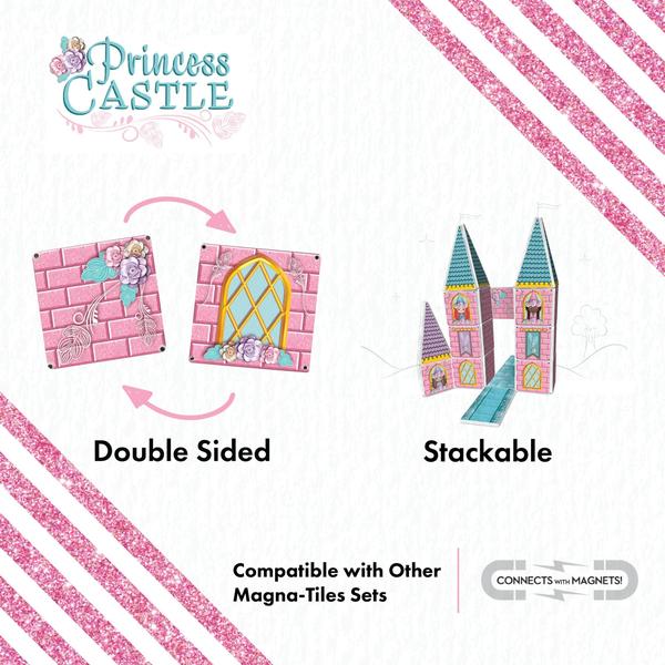 Imagem de Conjunto de construção magnético CreateOn Magna-Tiles Princess Castle