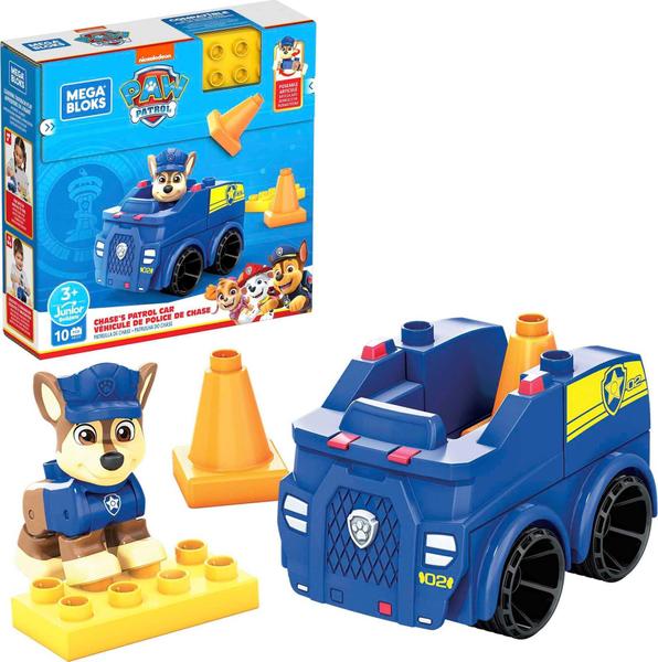 Imagem de Conjunto de construção MEGA BLOKS Paw Patrol Chase's Patrol Car com boneco